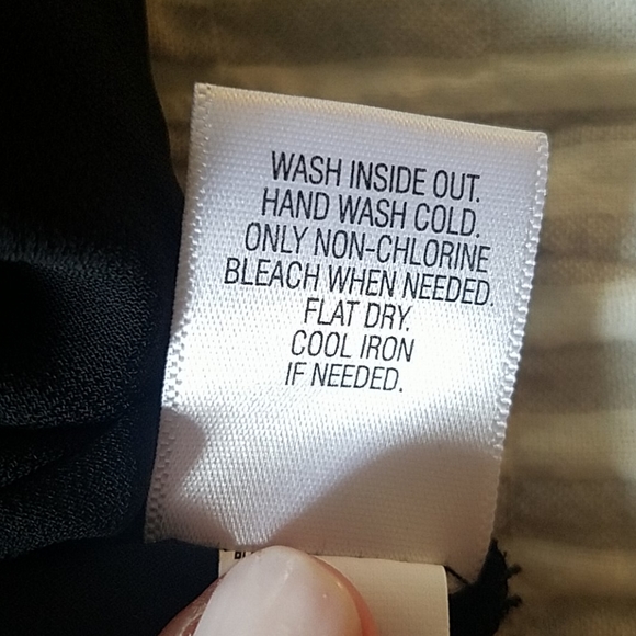 Black Button Up Blouse - Picture 4 of 5